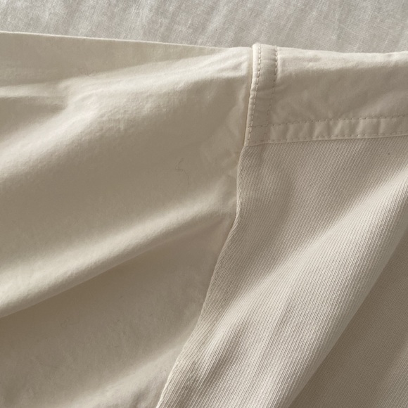 COS Off White Pocketed Jersey and Poplin Dress - Picture 4 of 4